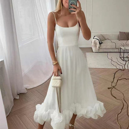 Fashion Flower Swing Three-dimensional Flower A- Line Skirt Womens Clothing - Clothing Personality