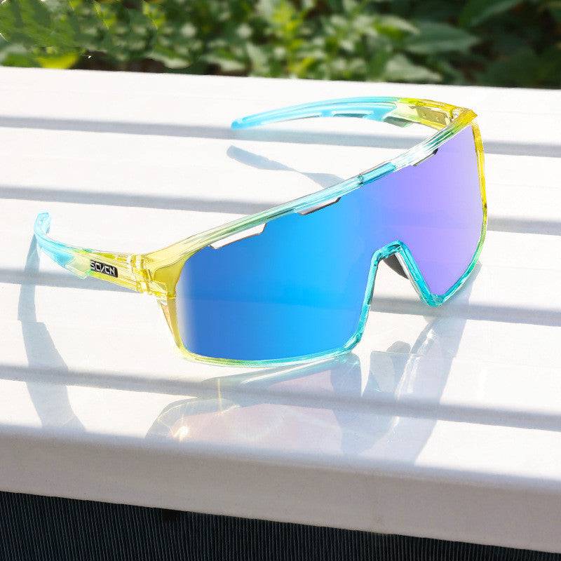 New Dual-form Outdoor Cycling Athletic Glasses Mountain Bike UV Protection Glasses - Clothing Personality