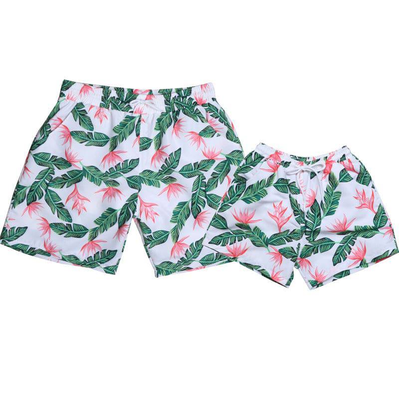 New Style Parent Child Swimwear Quick Drying Beach Pants - Clothing Personality