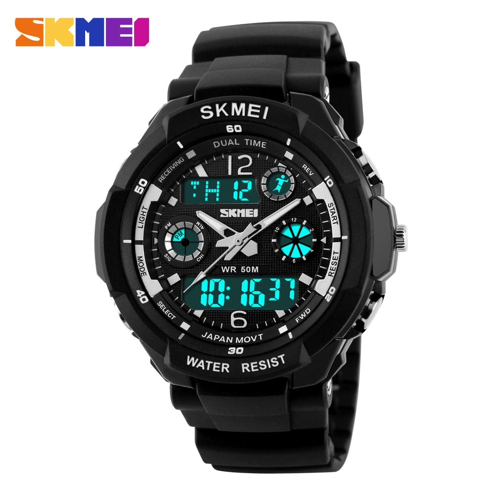 Skmei Shock Fashion Men Sports Watches Analog Quartz Digital Watch Multifunctional Military Watch Men Relogio Masculino