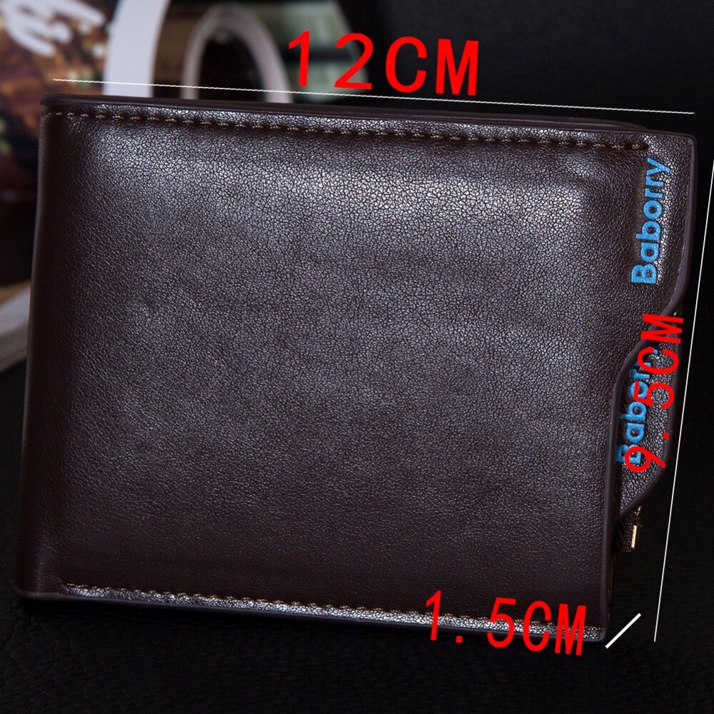 Men Wallets Coin Purse Men's wallet Male Money Purses Soft Card Case New classic Solid Pattern Designer wallet