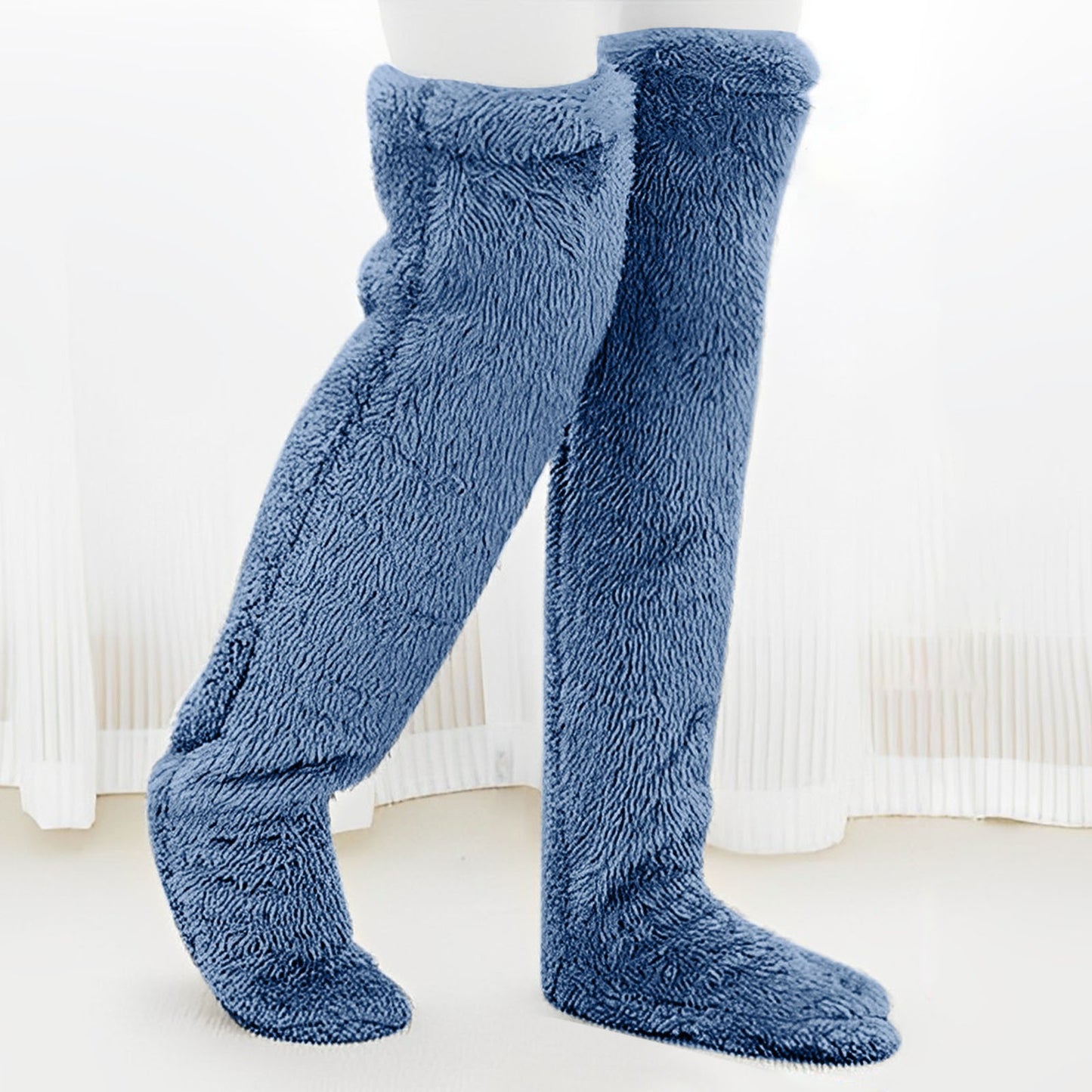 Women's Over the Knee Faux Fur Socks Warm Winter Socks