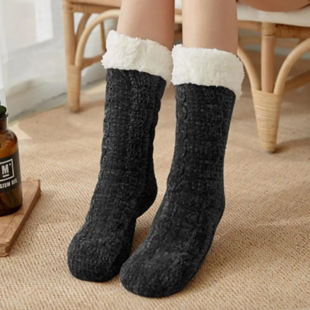 Women's Christmas Theme Cozy Socks Warm Winter Socks Gift