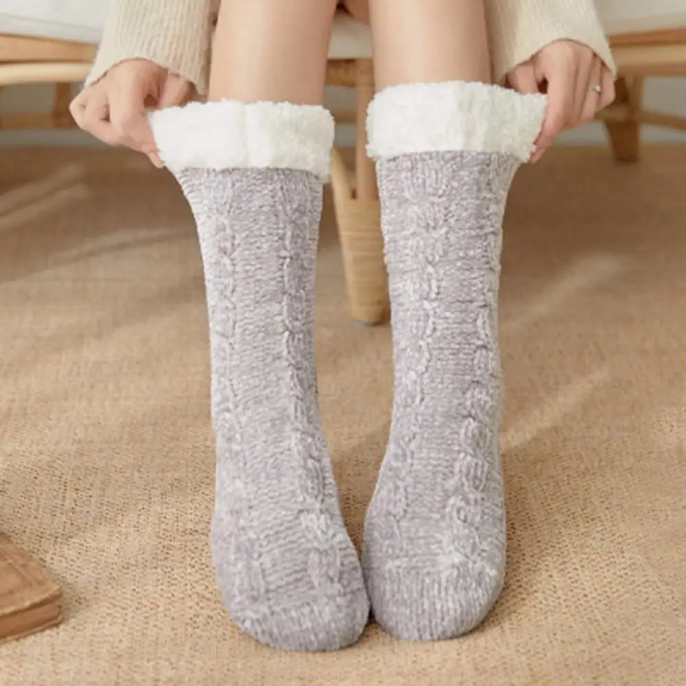 Women's Christmas Theme Cozy Socks Warm Winter Socks Gift