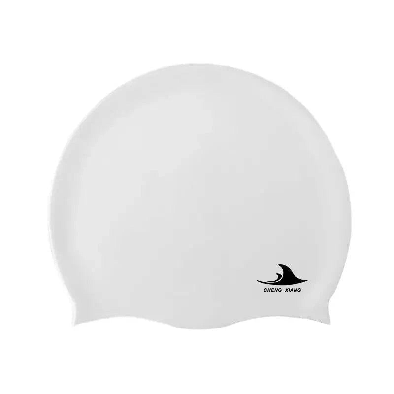 55g Silicone Swimming Cap Men Women Swim Pool Water Sport Diving Bathing Long Hair Waterproof Large Size Caps Hat for Adults New - Clothing Personality