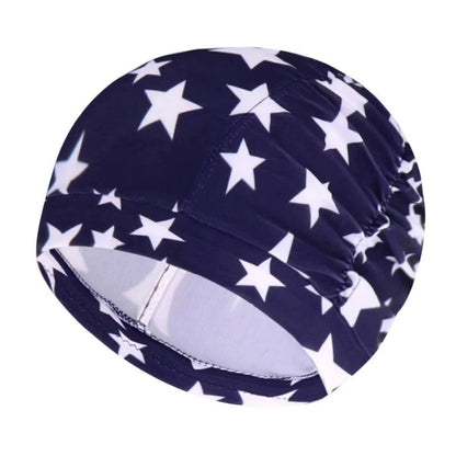 Swimming Hat Women Unisex Girls Long Hair Bathing Cap Swimming Cap Stretch Drape Free Size Swim Pool Sport Elastic Nylon Turban - Clothing Personality
