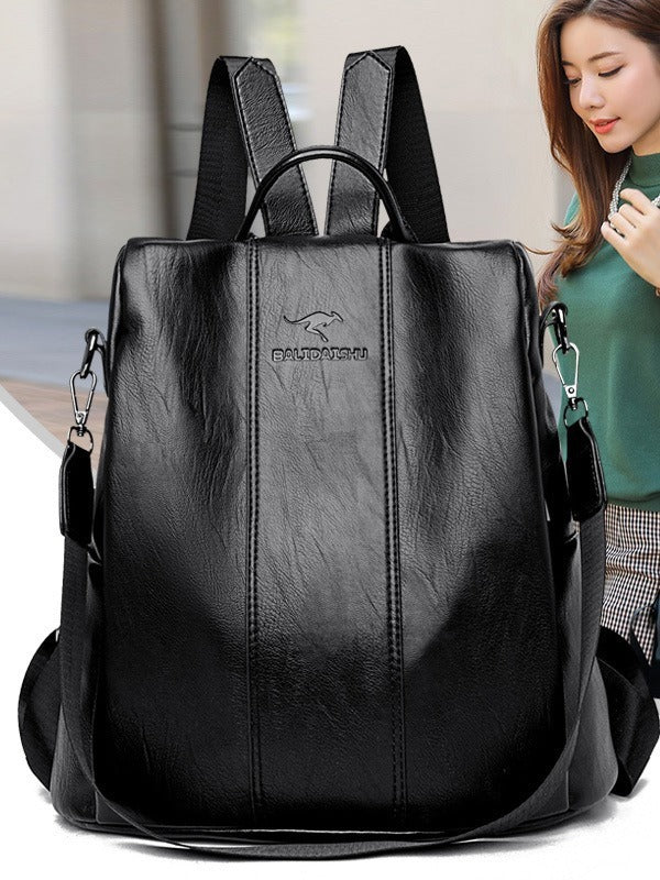 Women's Soft Leather Backpack