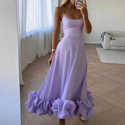 Fashion Flower Swing Three-dimensional Flower A- Line Skirt Womens Clothing - Clothing Personality