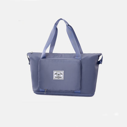 Foldable Storage Travel Bag Waterproof Large Capacity Gym Fitness Bag Weekender Overnight For Women - Clothing Personality