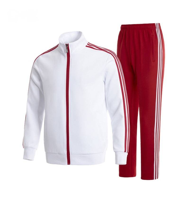 Three Bars Casual Long Sleeve Coat Plus Size Sportswear - Clothing Personality