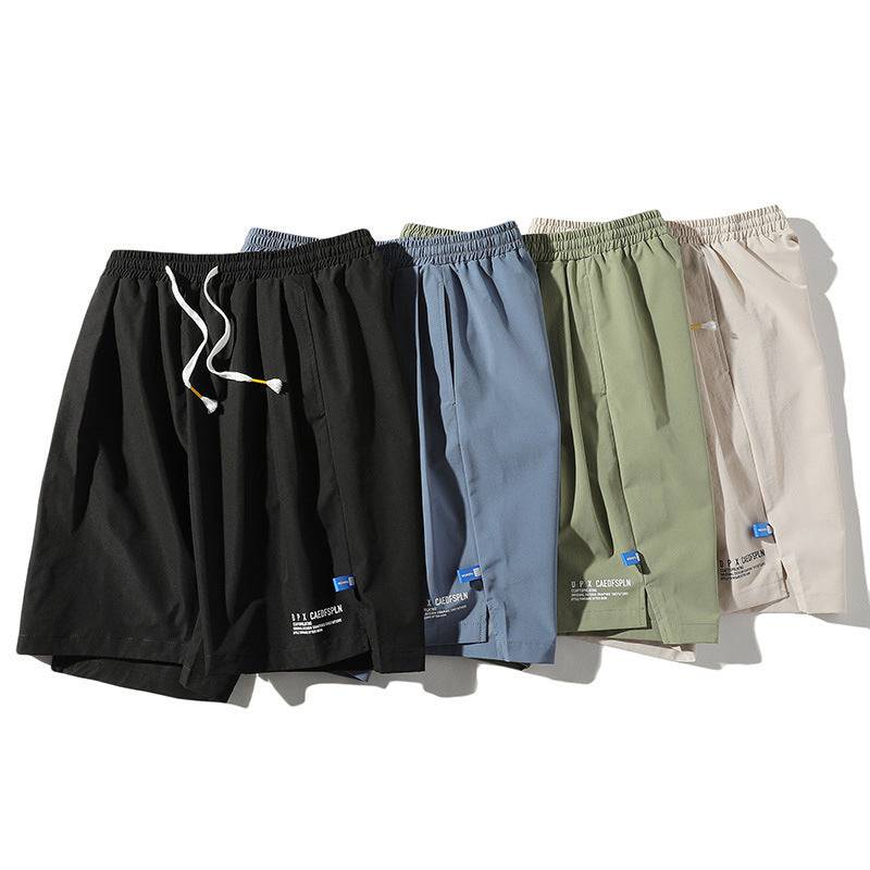 Ice Silk Shorts Summer Thin Quick-drying Casual Pants Men's Beach Basketball Sports Pants - Clothing Personality
