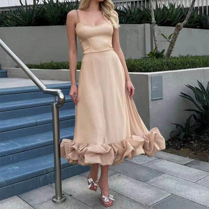 Fashion Flower Swing Three-dimensional Flower A- Line Skirt Womens Clothing - Clothing Personality